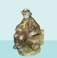 Porcelanowa duża figurka wytwórnia francuska C&M — ujęcie 5