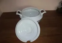 Porcelanowa duża waza z przykrywką-  zdobiona nr 1 — ujęcie 3