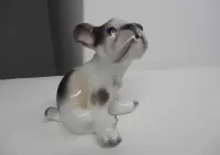 Porcelanowa figurka buldog Dahl Jensen Copenhagen — ujęcie 2