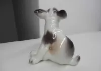 Porcelanowa figurka buldog Dahl Jensen Copenhagen — ujęcie 3