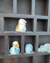 Porcelanowe i ceramiczne Miniatury - figurki - vintage zwierzęta — ujęcie 2