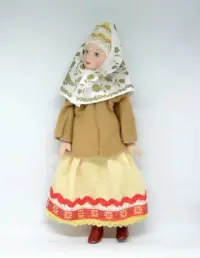 Porcelanowe lalki kolekcjonerskie DeAgostini stroje ludowe zestaw 11 sztuk retro — ujęcie 4