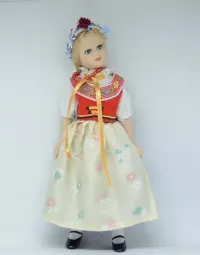Porcelanowe lalki kolekcjonerskie DeAgostini stroje ludowe zestaw 11 sztuk retro — ujęcie 5
