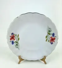 Porcelanowy duży talerz do serwowania maki kwiaty polne Wałbrzych — ujęcie 5