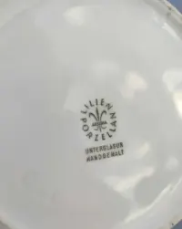 Porcelanowy dzbanek Lilien Porzellan - vintage  motyw kwiatowy — ujęcie 3