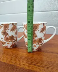 Porcelanowy Kubek - Motyw róży - Adler - vintage - design - W — ujęcie 3