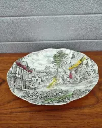 Porcelanowy półmisek - Angielska porcelana - Vintage - design W — ujęcie 5