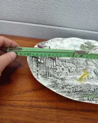 Porcelanowy półmisek - Angielska porcelana - Vintage - design W — ujęcie 2
