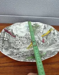 Porcelanowy półmisek - Angielska porcelana - Vintage - design W — ujęcie 3