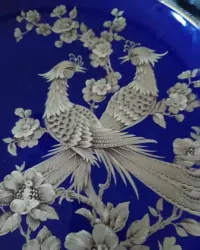 Porcelanowy stary talerz ozdobny Kaiser Germany — ujęcie 5