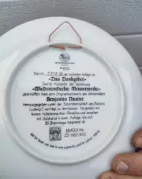 Porcelanowy talerz dekoracyjny Hutschenreuther - design - U — ujęcie 3