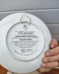 Porcelanowy talerz dekoracyjny Hutschenreuther - vintage - design - U — ujęcie 2
