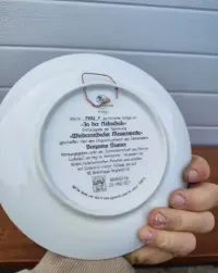 Porcelanowy talerz dekoracyjny Hutschenreuther - vintage - design - U — ujęcie 3