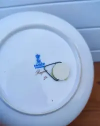Porcelanowy talerz dekoracyjny - ozdobny - Kaiser - Kobaltowy - V — ujęcie 4