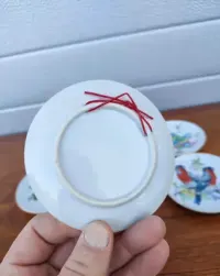 Porcelanowy talerzyk dekoracyjny - ozdobny - Konfiturówka - V — ujęcie 2