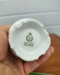 Porcelanowy wazon - Moschendorf - vintage - design - W — ujęcie 5