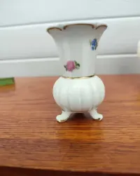 Porcelanowy wazon Unter Weiss Bach - VIntage - design - W — ujęcie 2