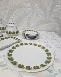 Porcelanowy zestaw śniadaniowy kawowy Edelstein lata 50-70 — ujęcie 4