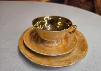 Porcelanowy zestaw śniadaniowy Trio firmy Chodzież — ujęcie 3