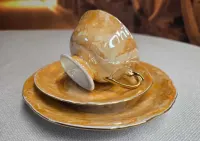 Porcelanowy zestaw śniadaniowy Trio firmy Chodzież — ujęcie 4