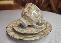 Porcelanowy zestaw śniadaniowy Trio firmy Karolina — ujęcie 4