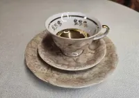 Porcelanowy zestaw śniadaniowy Trio firmy Karolina — ujęcie 3