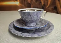 Porcelanowy zestaw śniadaniowy Trio firmy Wawel, Wałbrzych — ujęcie 2