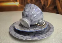 Porcelanowy zestaw śniadaniowy Trio firmy Wawel, Wałbrzych — ujęcie 4