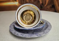 Porcelanowy zestaw śniadaniowy Trio firmy Wawel, Wałbrzych — ujęcie 5