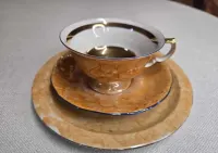 Porcelanowy zestaw śniadaniowy Trio firmy Wawel, Wałbrzych — ujęcie 3
