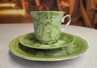 Porcelanowy zestaw śniadaniowy Trio firmy Wawel, Wałbrzych/Karolina — ujęcie 2