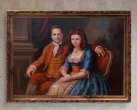 Portret olejny na podstawie zdjęcia — ujęcie 4