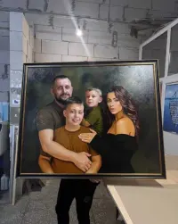 Portret olejny na podstawie zdjęcia — ujęcie 5