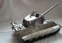 Prezent czołg Tygrys Królewski metaloplastyka — ujęcie 4