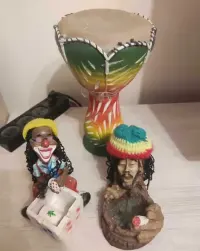 Rasta gadżety - popielniczka, grinder, bębenek — ujęcie 3