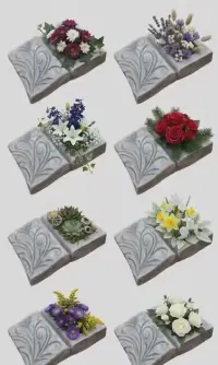 Rękodzieło recznie robiona dekoracja ksiązka gipsowa na kompozycje ksiązka na cmentarz dekor gipsowy — ujęcie 5