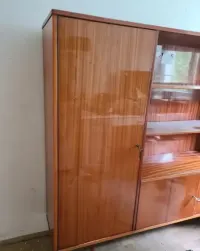 retro regał prl komoda kredens szafa meblościanka vintage mid century modern loft design polski — ujęcie 4