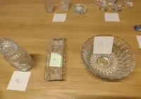 Salaterka misa że szkła szlifowanego PRL — ujęcie 5