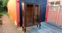 Salonowa Unikatowa Witryna Serwantka Dąb 1920 r. Antyk Po Renowacji — ujęcie 4
