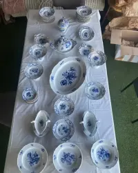 Serwis porcelany MIŚNIA wzór cebulowy( zwiebelmuster)  MEISSEN UNIKAT — ujęcie 3
