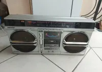 SHARP GF-9000 UNIKAT BOOMBOX Vintage 80" radiomagnetofon,Ghettoblaster — ujęcie 3