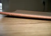 SKÓRA BYDLĘCA BEŻOWA NATURALNA 31x20 cm format A-4 ok 3MM gruba+wysyłka — ujęcie 2