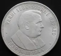 Słowacja 50 koron 1944 - ksiądz J. Tiso - srebro — ujęcie 3