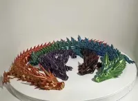 Smok kryształowy 3D - dł. 33 cm / 33 zł — ujęcie 4