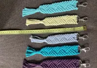 Smycz, zakładka, makrama, boho, rękodzieło — ujęcie 2