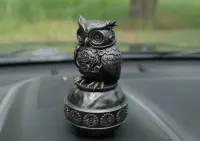 Sowa - SteamPunk - Osłona na hak holowniczy 50 mm – Zabezpieczenie przed kradzieżą — ujęcie 2