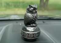 Sowa - SteamPunk - Osłona na hak holowniczy 50 mm – Zabezpieczenie przed kradzieżą — ujęcie 3