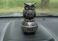 Sowa - SteamPunk - Osłona na hak holowniczy 50 mm – Zabezpieczenie przed kradzieżą — ujęcie 4