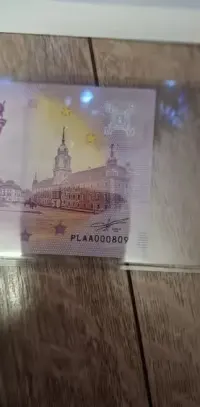 Sprzedam dwa banknoty  0 euro z wizerunkiem warszawy stan UNC  NISKI N — ujęcie 3