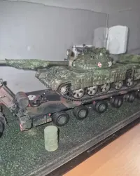 Sprzedam modelu diorama Slt 76. + T62 — ujęcie 5